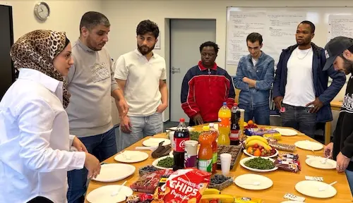 Junge Emsländer bei einer Veranstaltung